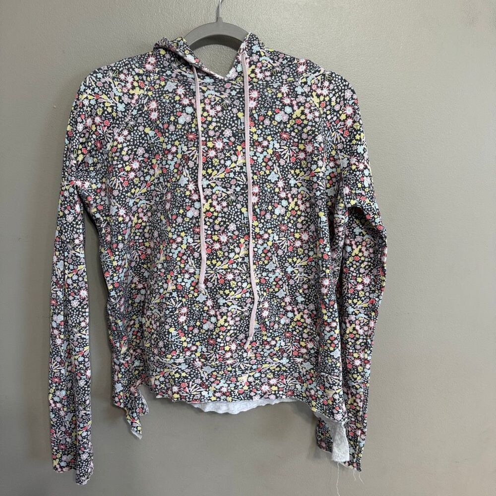 Frank & Eileen limited edition floral tee lab Gray Hoodie Sweatshirt size medium